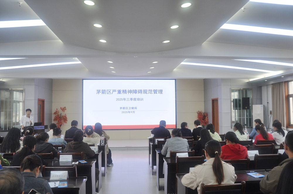 专业培训促提升，规范管理护健康——茅箭区举办严重精神障碍规范管理培训，助力精神卫生服务提质增效