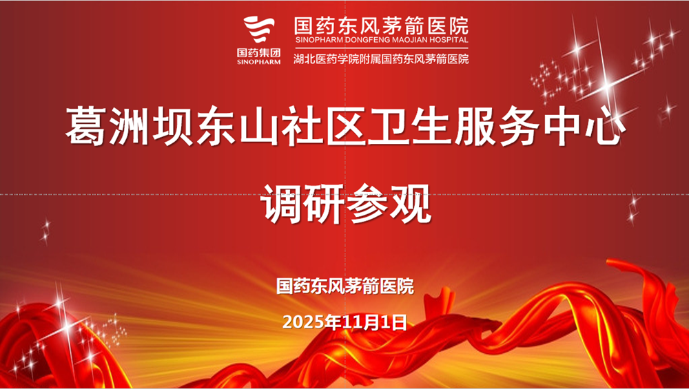 携手前行，共叙发展〡葛洲坝东山社区卫生服务中心到国药东风茅箭医院参观交流